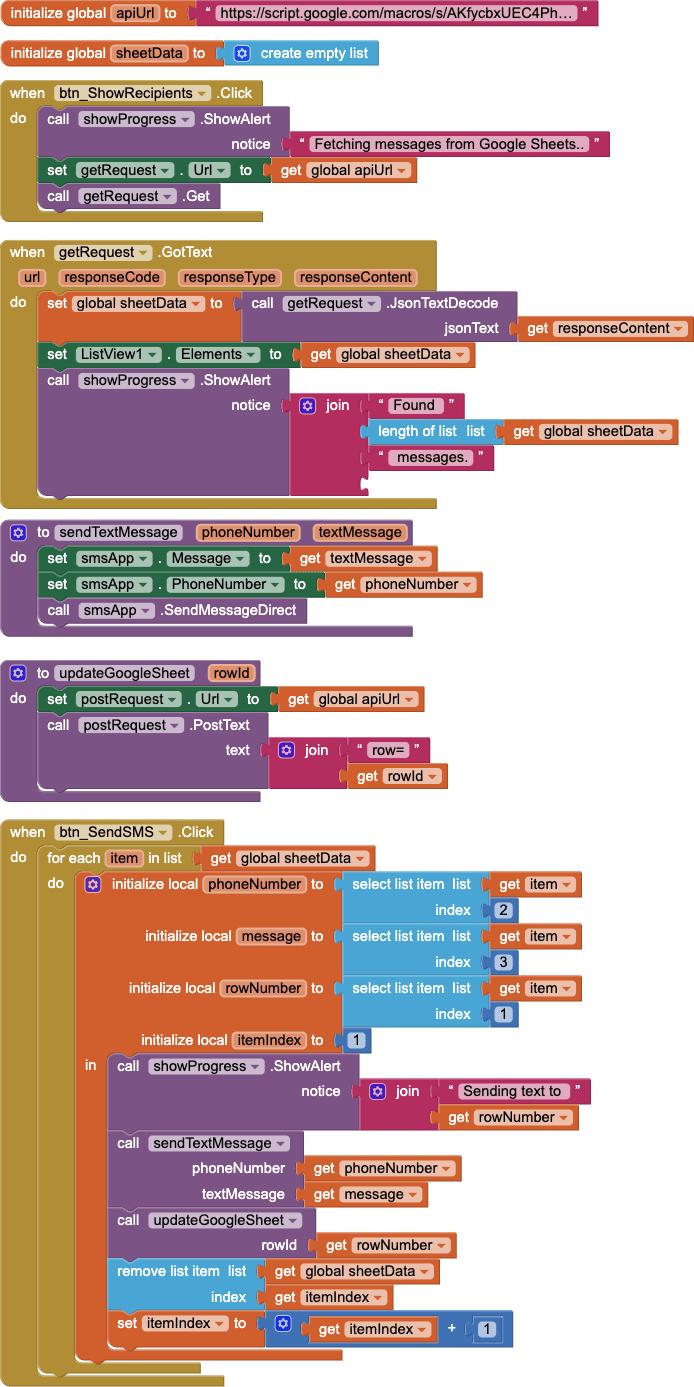 Cách gửi tin nhắn SMS bằng Google Sheets và điện thoại Android của bạn